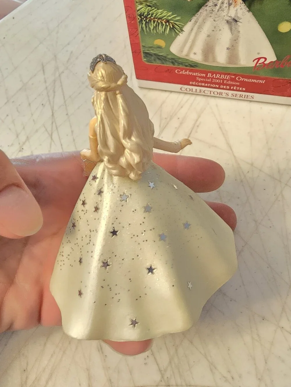 2001 Hallmark Keepsake Celebration Barbie Ornament Special Edition 2nd in Series